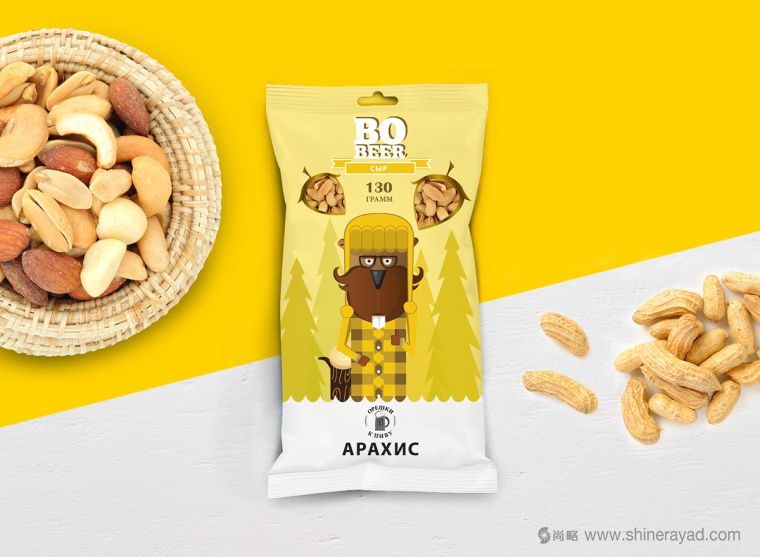 BoBee 袋裝花生花生米包裝設(shè)計-上海包裝設(shè)計公司6