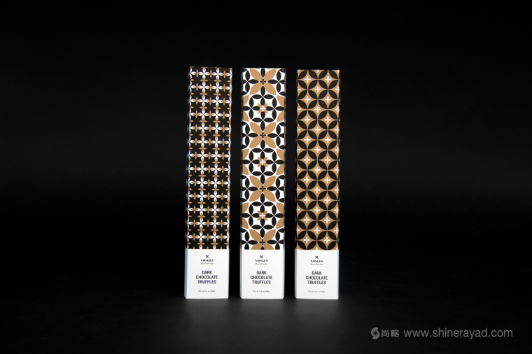 Vosges 松露巧克力禮盒花朵圖案設(shè)計(jì)包裝設(shè)計(jì)2