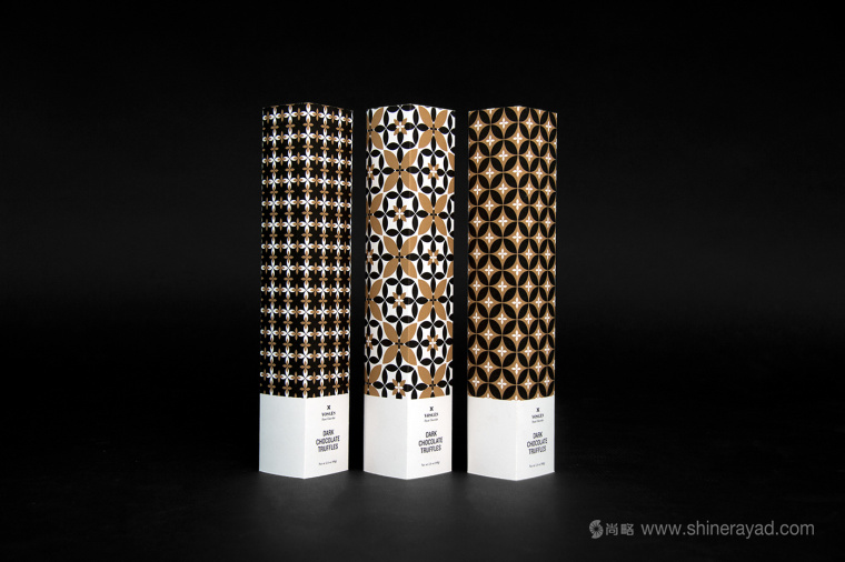 Vosges 松露巧克力禮盒花朵圖案設(shè)計(jì)包裝設(shè)計(jì)3