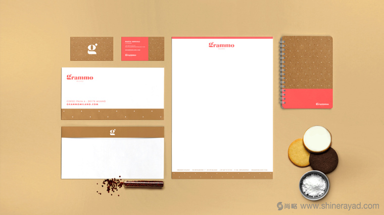 Grammo 手工餅干瓦能紙牛皮紙有機品牌VI形象設(shè)計8