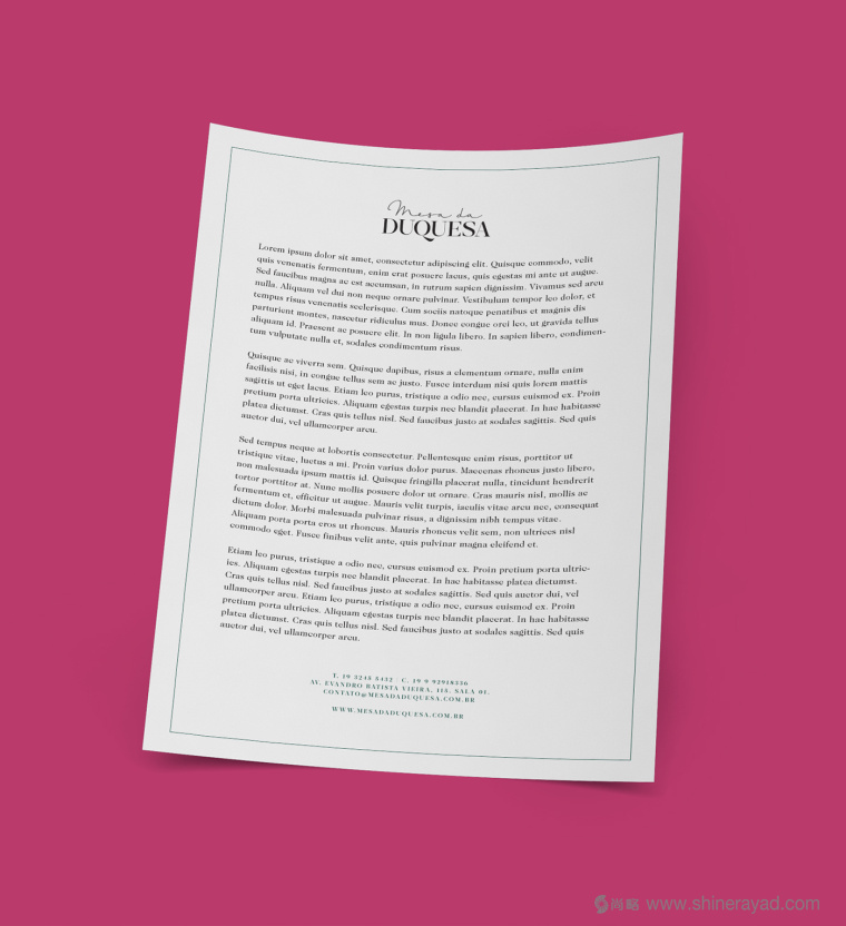 公爵夫人工作室花朵植物化品牌VI形象設(shè)計(jì)2