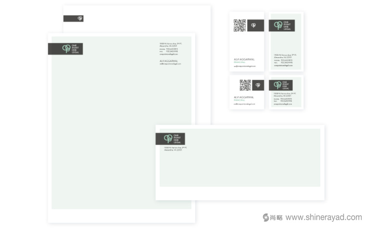 ONE POINT ONE LEGAL 律師事務(wù)所VI設(shè)計-上海VI設(shè)計公司2
