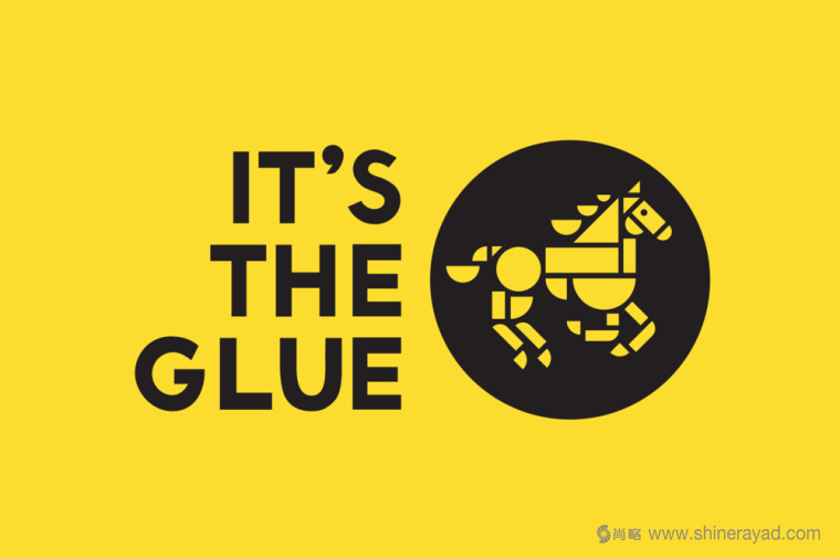 Glue企業(yè)馬圖形標(biāo)志LOGO設(shè)計(jì)VI設(shè)計(jì)1
