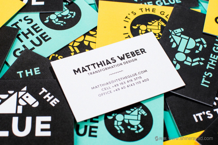 Glue企業(yè)馬圖形標志LOGO設計VI設計3