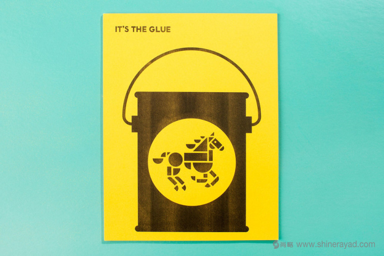 Glue企業(yè)馬圖形標志LOGO設計VI設計8