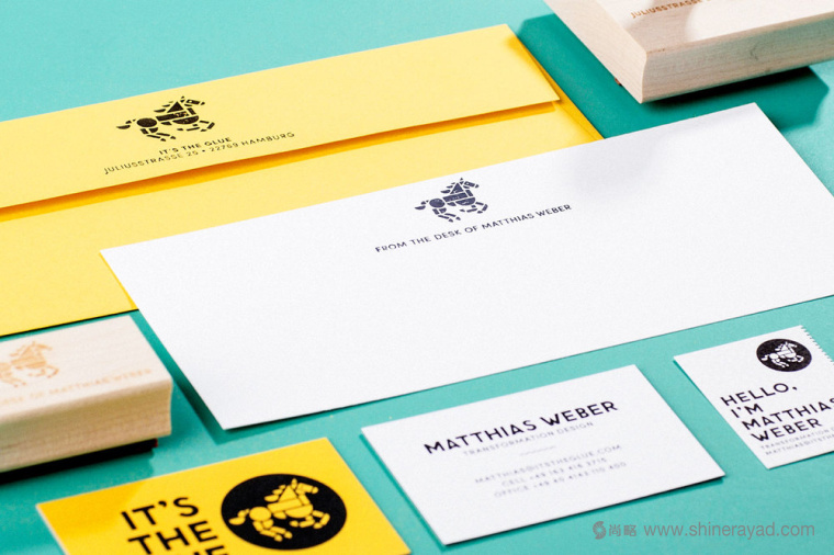 Glue企業(yè)馬圖形標志LOGO設計VI設計5