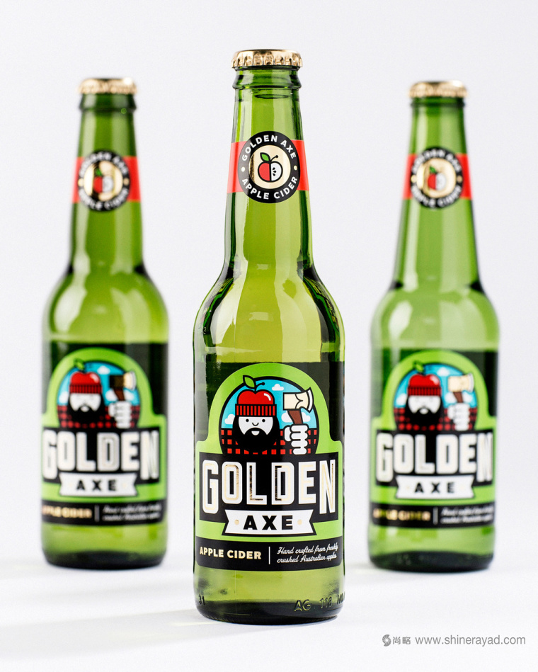 金斧頭蘋(píng)果酒包裝設(shè)計(jì)-上海包裝設(shè)計(jì)公司3