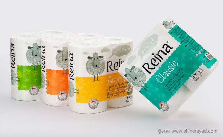 Reina 小綿羊系列餐巾紙衛(wèi)生紙包裝設(shè)計(jì)-上海包裝設(shè)計(jì)公司--上海品牌策劃設(shè)計(jì)公司3