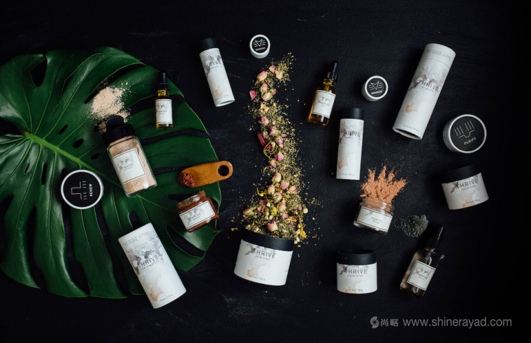 自然水彩插畫風(fēng)格 Hippie 美容護(hù)膚品包裝設(shè)計(jì)-上海化妝品包裝設(shè)計(jì)公司5