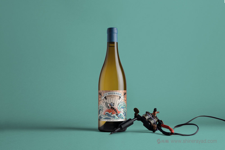 上海包裝設(shè)計(jì)公司欣賞：典紋身插畫藝術(shù)風(fēng)格 La Marimorena 葡萄酒包裝設(shè)計(jì)2