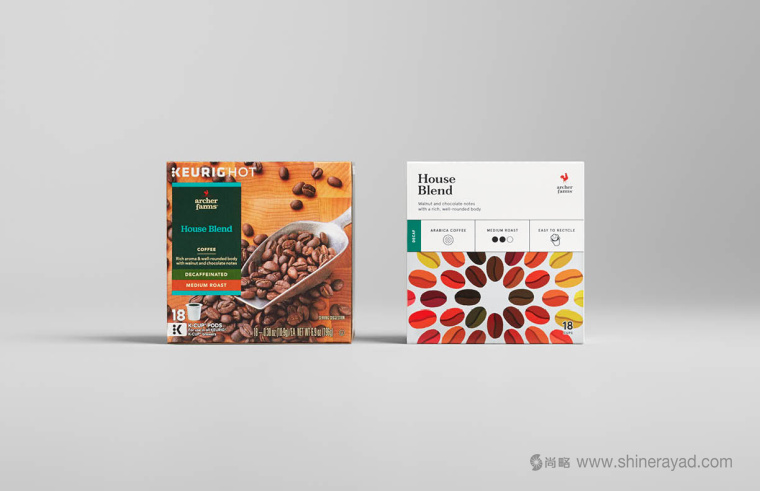 Archer Farms 盒裝咖啡包裝設(shè)計(jì)矢量插畫風(fēng)格-上海包裝設(shè)計(jì)公司10