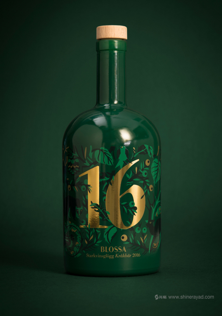 Blossa 圣誕瑞典甜酒包裝設(shè)計-上海包裝設(shè)計公司國外設(shè)計欣賞2