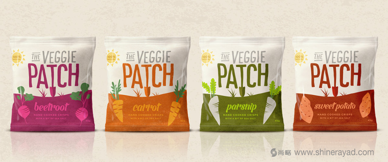 The Veggie Patch 蔬菜干蔬菜干脆片零食包裝設(shè)計(jì)-上海食品包裝設(shè)計(jì)公司3