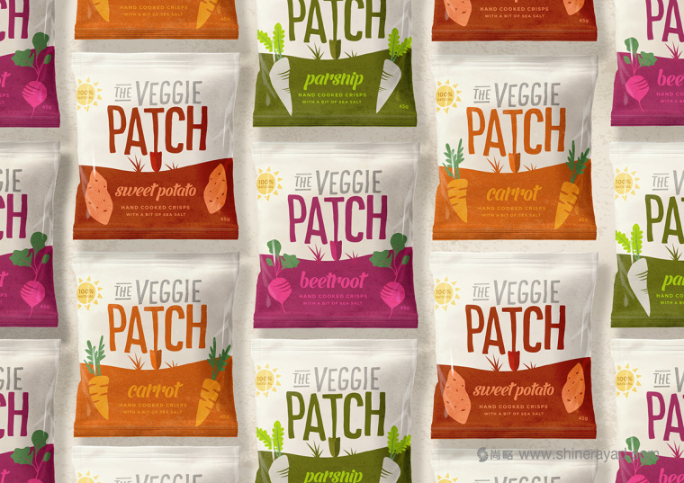 The Veggie Patch 蔬菜干蔬菜干脆片零食包裝設(shè)計(jì)-上海食品包裝設(shè)計(jì)公司6