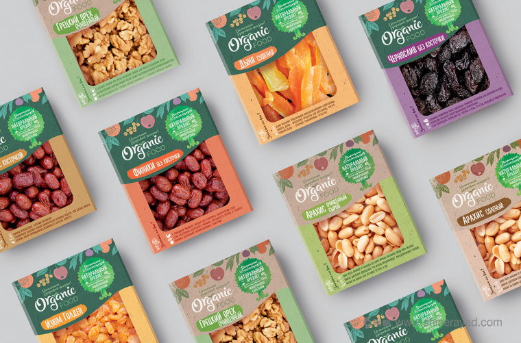 二維插畫(huà)風(fēng)格 Organic Food 有機(jī)食品蔬菜水果包裝設(shè)計(jì)-上海農(nóng)產(chǎn)品包裝設(shè)計(jì)公司5