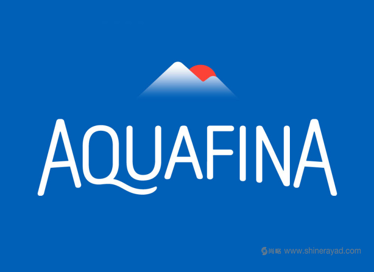 Aquafina 瓶裝水純凈水logo優(yōu)化設(shè)計(jì)-上海logo設(shè)計(jì)公司1