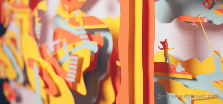 上海畫冊設(shè)計公司設(shè)計欣賞：Maison劇院兒童劇創(chuàng)意宣傳畫冊設(shè)計鏤空版8