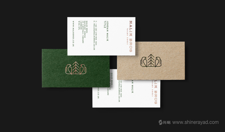 Malik Bros 定制服裝logo設(shè)計(jì)VI設(shè)計(jì)品牌形象設(shè)計(jì)-上海logo設(shè)計(jì)公司-上海VI設(shè)計(jì)公司