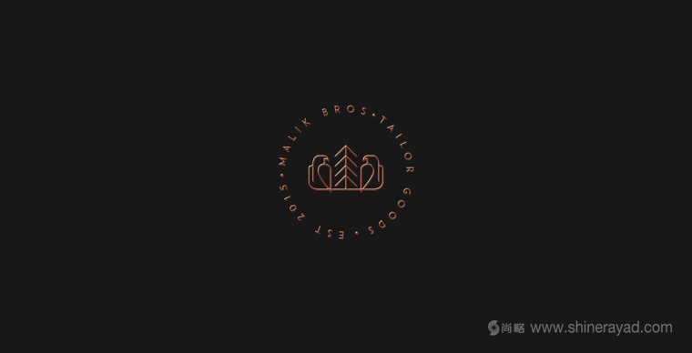 Malik Bros 定制服裝logo設(shè)計(jì)VI設(shè)計(jì)品牌形象設(shè)計(jì)-上海logo設(shè)計(jì)公司-上海VI設(shè)計(jì)公司