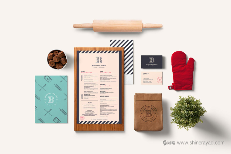 Bendichas 蛋糕面包烘培店logo設(shè)計(jì)品牌VI形象設(shè)計(jì)-上海品牌設(shè)計(jì)公司
