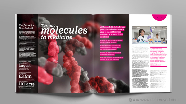 阿斯利康制藥公司研發(fā)宣傳畫冊設(shè)計－上海畫冊設(shè)計公司