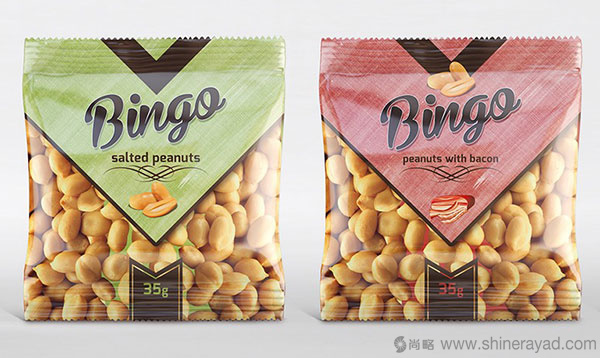 賓果鹽漬花生包裝-上海包裝設計公司