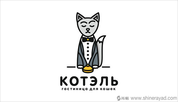 可愛貓元素Logo設計集合——上海Logo設計公司設計靈感 可愛貓元素Logo設計集合——上海Logo設計公司設計靈感