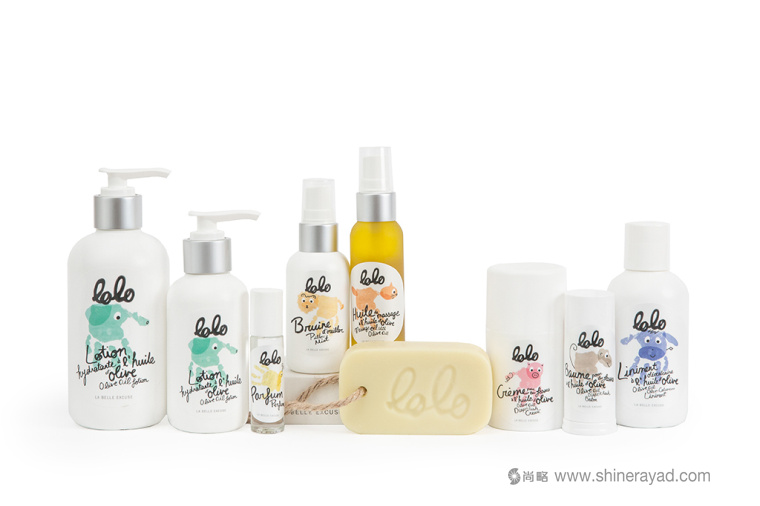 LOLO兒童洗護沐浴清潔產品及手工肥皂包裝設計“手掌印動物篇”