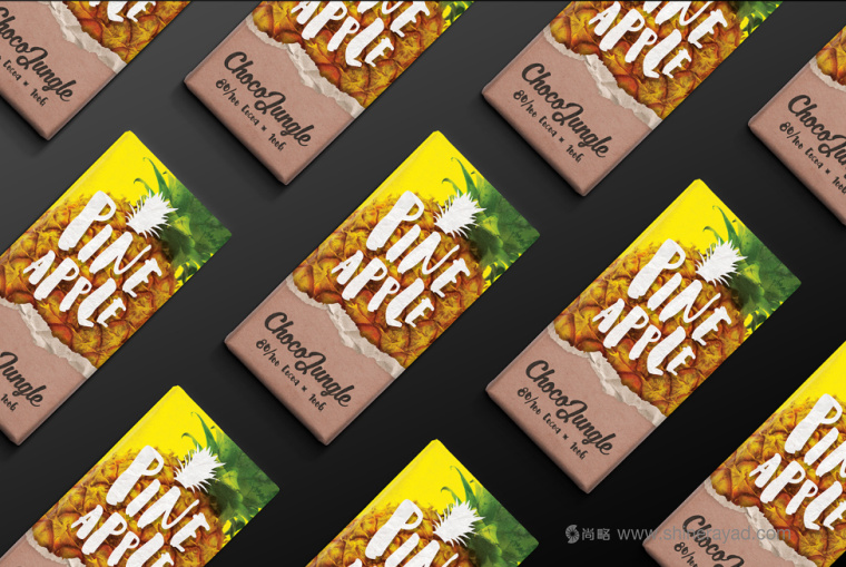 水果特寫插畫風(fēng)格 Choco Jungle 巧克力包裝設(shè)計-上海包裝設(shè)計公司