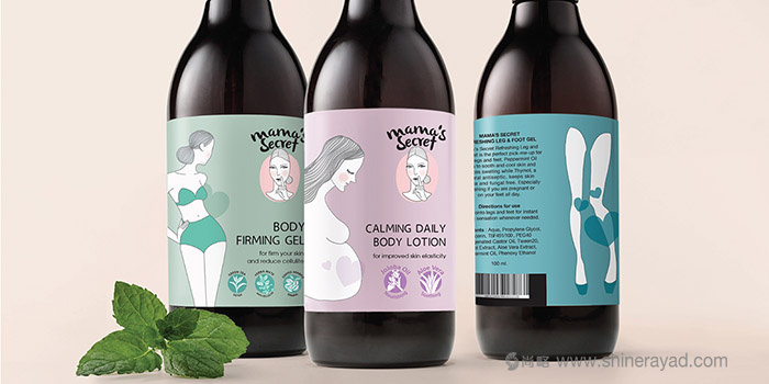上海包裝設(shè)計(jì)公司欣賞：Mama’s secret 媽媽的秘密女性身體護(hù)理產(chǎn)品化妝品包裝設(shè)計(jì)