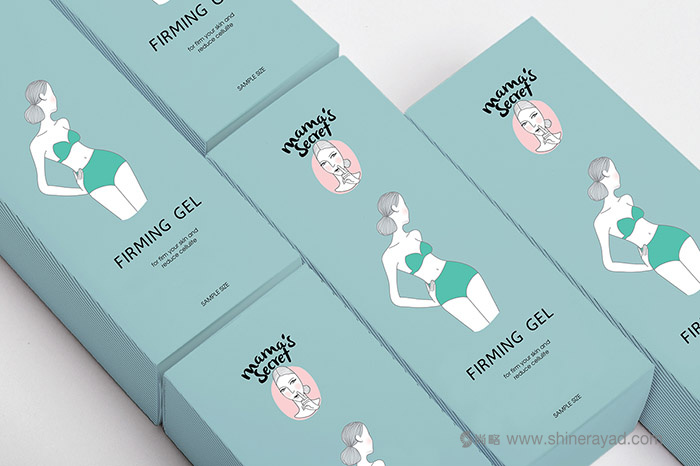 上海包裝設(shè)計(jì)公司欣賞：Mama’s secret 媽媽的秘密女性身體護(hù)理產(chǎn)品化妝品包裝設(shè)計(jì)
