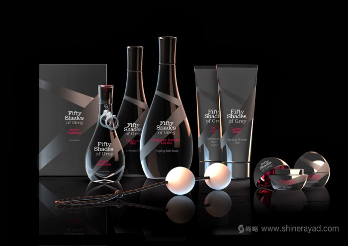 Fifty Shades 50度灰化妝品包裝設計-上海包裝設計公司國外設計欣賞