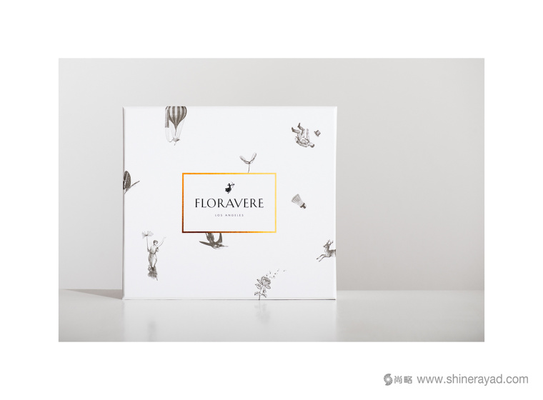 時(shí)尚婚禮婚紗奢侈品牌Floravere品牌視覺形象設(shè)計(jì)-禮服包裝設(shè)計(jì)