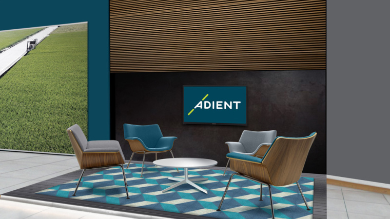 汽車內(nèi)飾汽車座椅零件系統(tǒng)品牌Adient品牌形象重塑-公司環(huán)境VI設(shè)計(jì)-上海VI設(shè)計(jì)公司 汽車內(nèi)飾汽車座椅零件系統(tǒng)品牌Adient品牌形象重塑-公司環(huán)境VI設(shè)計(jì)-上海VI設(shè)計(jì)公司