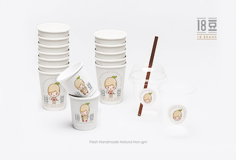 18豆泰式豆茶時(shí)尚奶茶店飲品店餐飲VI設(shè)計(jì)-上海VI設(shè)計(jì)公司4