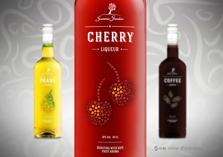 Summer Garden 夏日花園含酒精飲料包裝設(shè)計(jì)－上海包裝設(shè)計(jì)公司