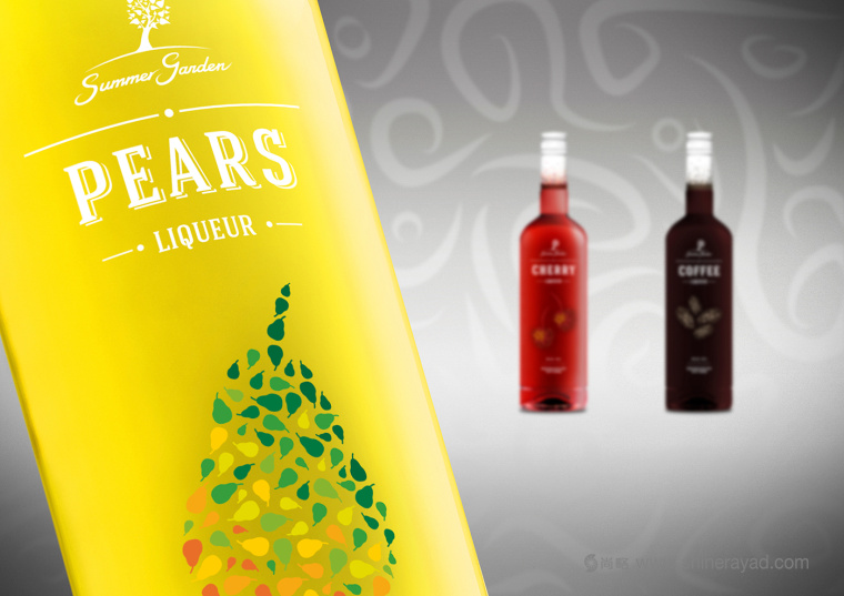 Summer Garden 夏日花園含酒精飲料包裝設(shè)計(jì)－上海包裝設(shè)計(jì)公司