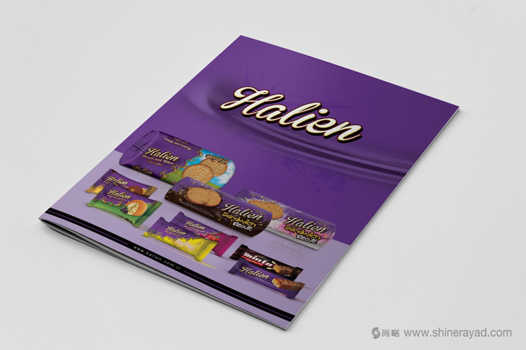 紫色調(diào) Halien 餅干品牌產(chǎn)品宣傳手冊設(shè)計-上海畫冊設(shè)計公司設(shè)計欣賞3