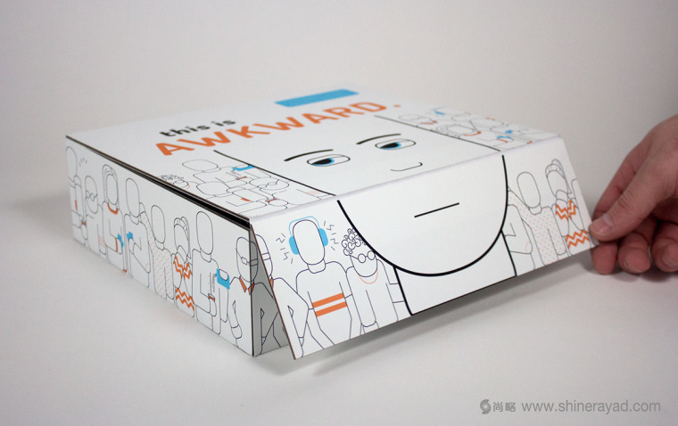 Awkward 創(chuàng)意套裝耳機(jī)包裝設(shè)計(jì)-上海包裝設(shè)計(jì)公司創(chuàng)意包裝欣賞