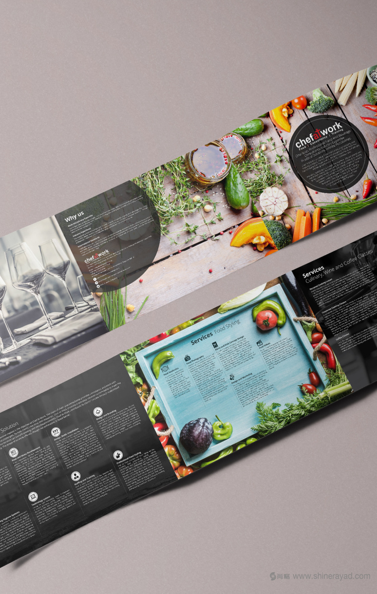 Chefatwork一站式餐飲解決方案提供商宣傳冊設(shè)計(jì)-上海畫冊設(shè)計(jì)公司