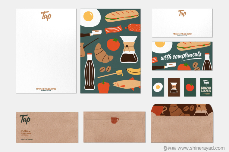TAP 咖啡沙拉美食餐廳餐飲品牌VI形象設計插畫設計-上海餐飲品牌設計公司 TAP 咖啡沙拉美食餐廳餐飲品牌VI形象設計插畫設計-上海餐飲品牌設計公司