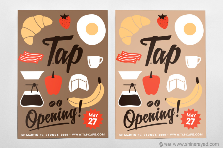 TAP 咖啡沙拉美食餐廳餐飲品牌VI形象設計插畫設計-上海餐飲品牌設計公司 TAP 咖啡沙拉美食餐廳餐飲品牌VI形象設計插畫設計-上海餐飲品牌設計公司