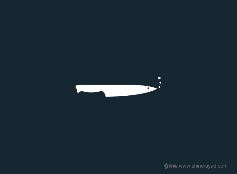 Longsands Fish Kitchen 海鮮魚(yú)類(lèi)餐廳餐飲logo設(shè)計(jì)-上海LOGO設(shè)計(jì)公司