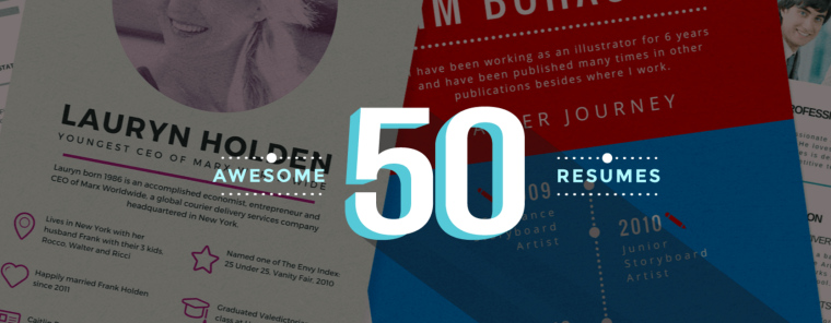 50個精美簡歷設(shè)計靈感模版-上海尚略品牌策劃設(shè)計公司