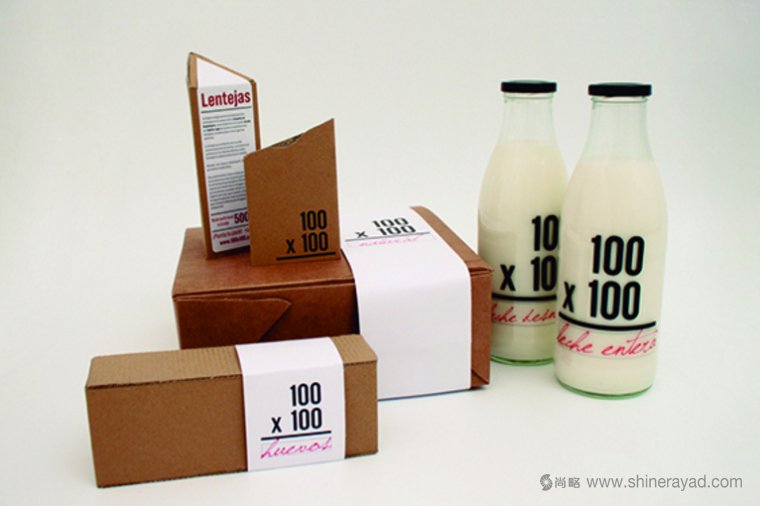 上海包裝設(shè)計(jì)公司分享20個(gè)創(chuàng)意環(huán)保包裝設(shè)計(jì)案例-100*100 牛奶環(huán)保包裝