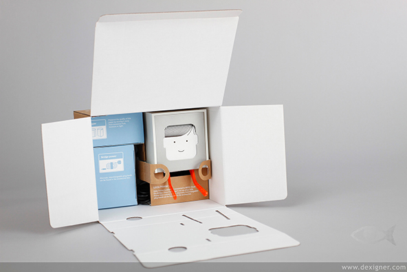 上海包裝設(shè)計(jì)公司分享20個(gè)創(chuàng)意環(huán)保包裝設(shè)計(jì)案例-迷你打印機(jī)環(huán)保包裝