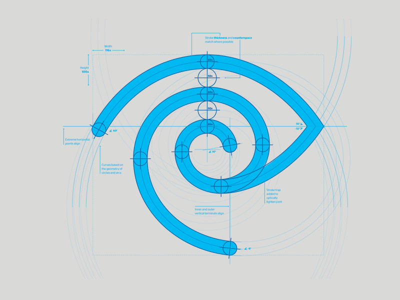 經(jīng)典的抽象眼睛logo設(shè)計(jì)-上海logo設(shè)計(jì)公司