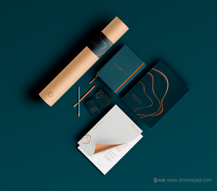 上海VI設(shè)計(jì)公司分享Jade Park 豪華公寓住宅地產(chǎn)VI形象設(shè)計(jì)4