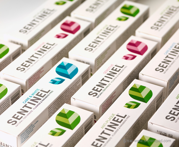 Sentinel 天然有機草本牙膏包裝設計-上海包裝設計公司設計欣賞3