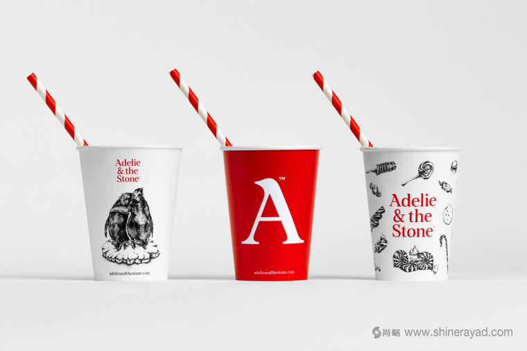 Adelie & the Stone 購物中心節(jié)日品牌形象設(shè)計與插畫禮品包裝設(shè)計